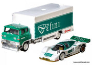 Hot Wheels Premium Team Transport Mazda 787B & Sakura Sprinter 1:64 Diecast Model Vehicles by Hot Wheels