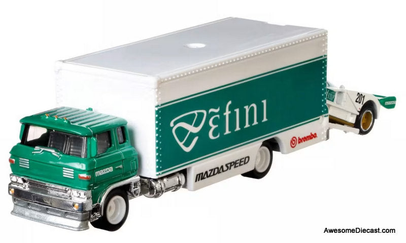 Hot Wheels Premium Team Transport Mazda 787B & Sakura Sprinter 1:64 Diecast Model Vehicles by Hot Wheels