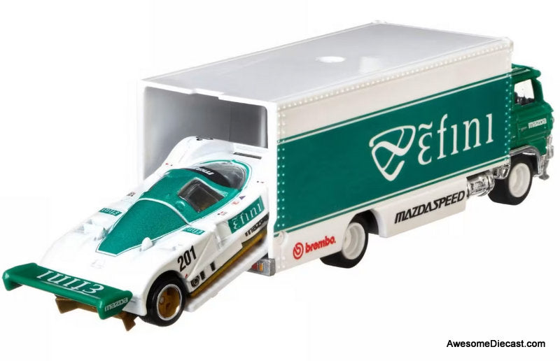Hot Wheels Premium Team Transport Mazda 787B & Sakura Sprinter 1