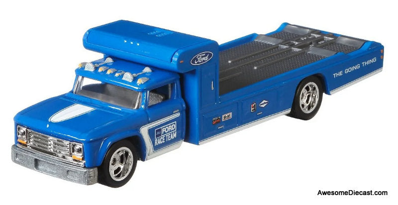Hot Wheels Premium Team Transport 1969 Ford Mustang Boss 302 & Retro Rig 1:64 Diecast Model Car by Hot Wheels