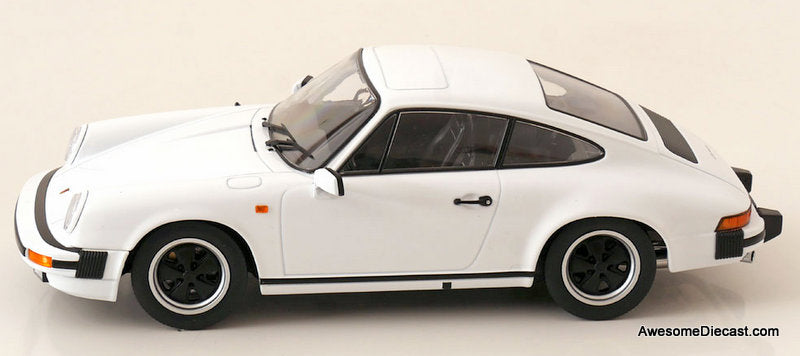 1983 Porsche 911 Carrera, White 1:18 Diecast Model Car by KK Scale