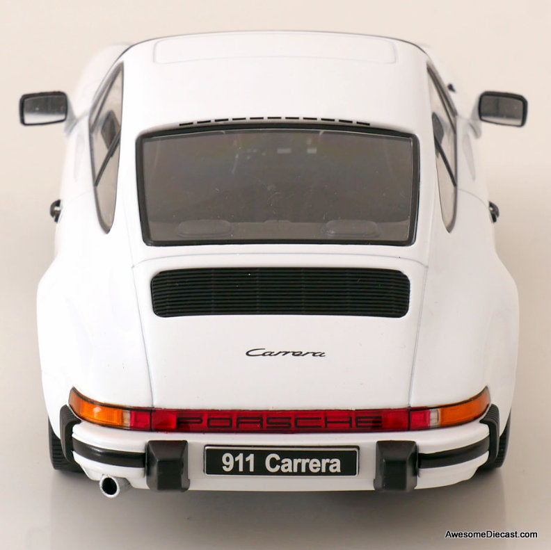 1983 Porsche 911 Carrera, White 1:18 Diecast Model Car by KK Scale