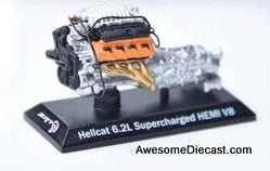 Dodge Charger SRT Hellcat, Matte Black 1:64 Diecast Model Car by Phantom Knight