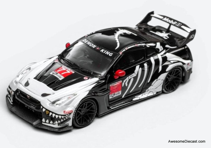 Nissan GT-R R35, Bone Dragon Livery 1:64 diecast Model Car by Demon King