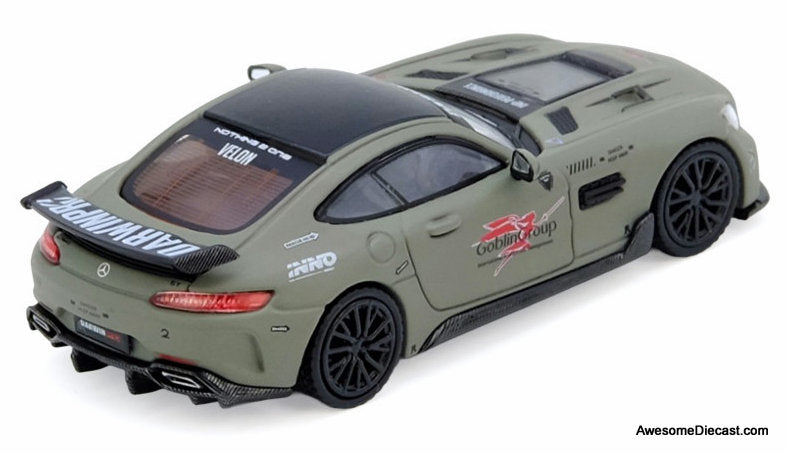 Mercedes AMG GT IMP Performance Darwin Pro, Matte Green 1:64 Diecast Model Car by Inno64