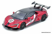 Yangwang U9 Nurburgring Test Car 2025 World Fastest EV, Chrome Red 1:64 Diecast Model Car by Inno64