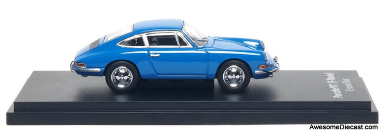 Porsche 911 (F-Model), Enamel Blue 1:64 Diecast Model Car by Almost real