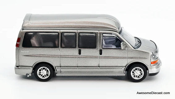 GMC Savana Explorer, Sliver 1:64 Diecast Model Car by Shadow