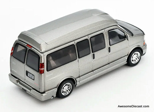 GMC Savana Explorer, Sliver 1:64 Diecast Model Car by Shadow