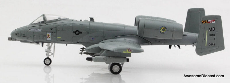 Fairchild Republic A-10C  "Maryland Farewell" 79-0104, 104 FS, Maryland A 1:72 Diecast Model Plane by Hobby Masters