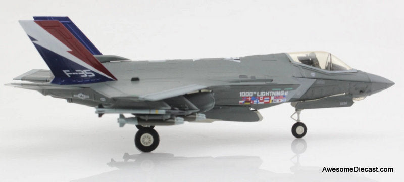 Lockheed F-35A "1000th Lightning II" 22-5696, 176th FS, Wisconsin 1:72 Diecast model Plane by Hobby Master