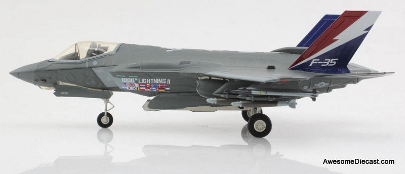 Lockheed F-35A "1000th Lightning II" 22-5696, 176th FS, Wisconsin 1:72 Diecast model Plane by Hobby Master