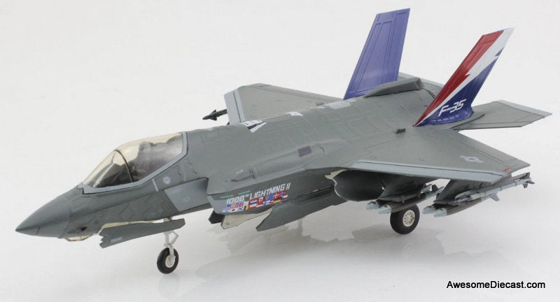 Lockheed F-35A "1000th Lightning II" 22-5696, 176th FS, Wisconsin 1:72 Diecast model Plane by Hobby Master