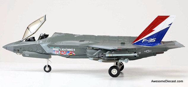 Lockheed F-35A "1000th Lightning II" 22-5696, 176th FS, Wisconsin 1:72 Diecast model Plane by Hobby Master