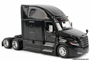 2025 Freightliner Cascadia Gen-5 Sleeper Tractor, Night-Shift Black 1:64 Diecast Model Truck by Diecast Masters