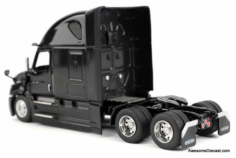 2025 Freightliner Cascadia Gen-5 Sleeper Tractor, Night-Shift Black 1:64 Diecast Model Truck by Diecast Masters