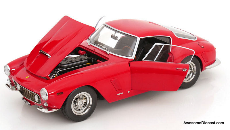 1961 Ferrari 250 GT SWB Passo Corto, Red 1:12 Diecast Model Car by KK Scale