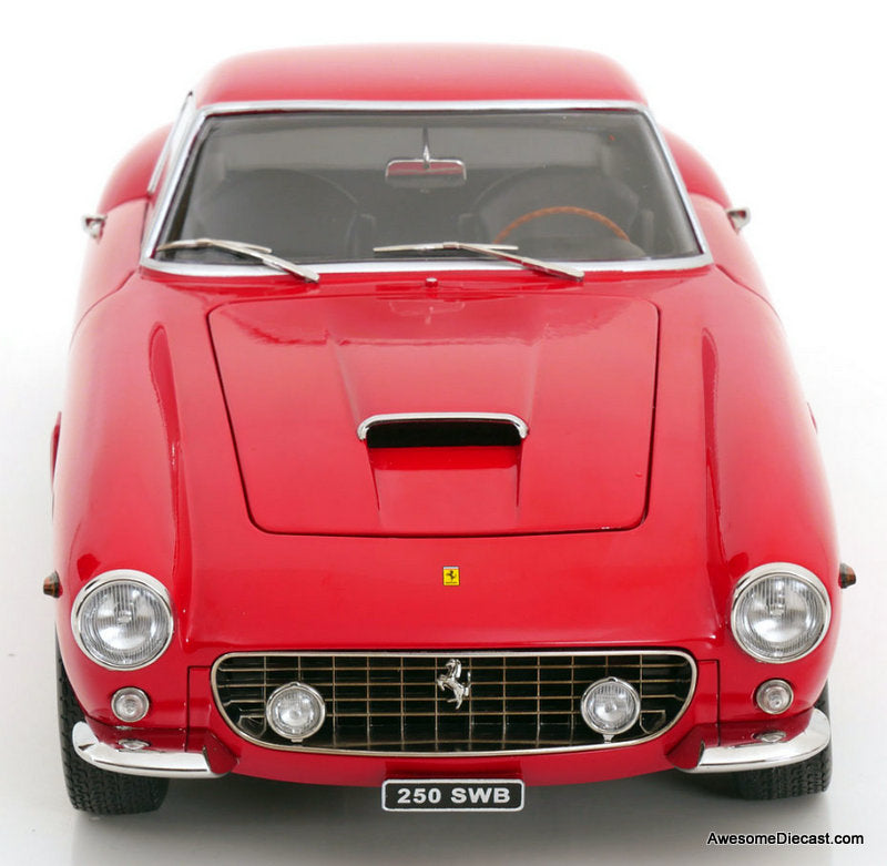 1961 Ferrari 250 GT SWB Passo Corto, Red 1:12 Diecast Model Car by KK Scale