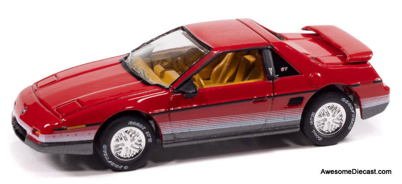 1985 Pontiac Fiero GT, Red 1:64 Diecast Model Car by Johnny Lightning