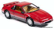 1985 Pontiac Fiero GT, Red 1:64 Diecast Model Car by Johnny Lightning