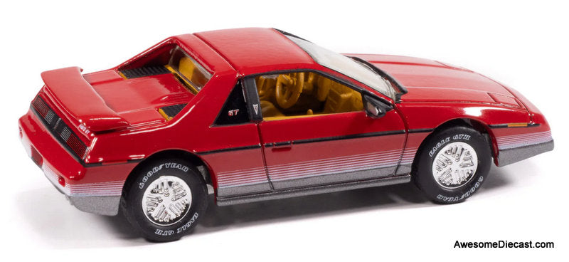 1985 Pontiac Fiero GT, Red 1:64 Diecast Model Car by Johnny Lightning