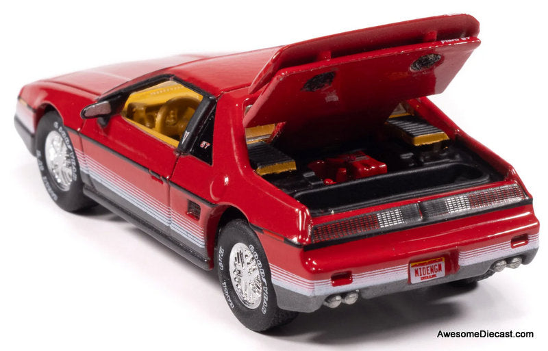 1985 Pontiac Fiero GT, Red 1:64 Diecast Model Car by Johnny Lightning