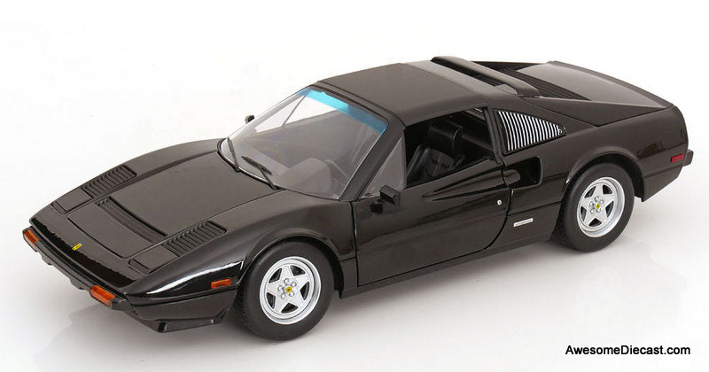 1982 Ferrari 308 GTS QV (US Version), Black 1:12 Diecast Model Car by KK Scale