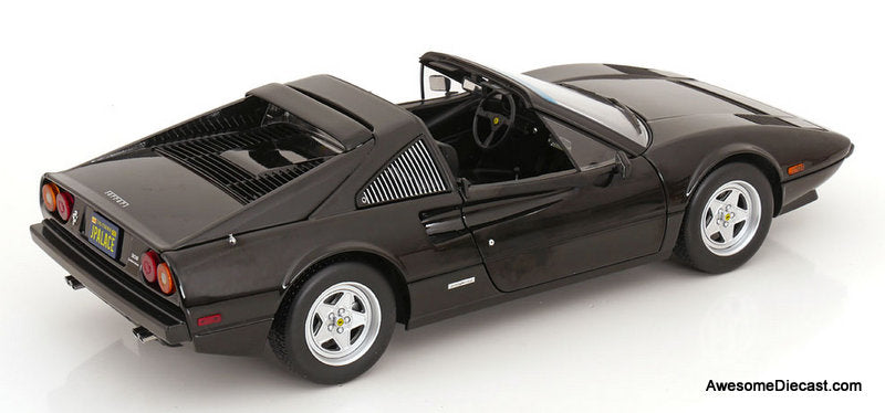 1982 Ferrari 308 GTS QV (US Version), Black 1:12 Diecast Model Car by KK Scale