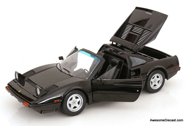1982 Ferrari 308 GTS QV (US Version), Black 1:12 Diecast Model Car by KK Scale