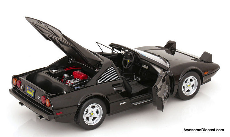 1982 Ferrari 308 GTS QV (US Version), Black 1:12 Diecast Model Car by KK Scale