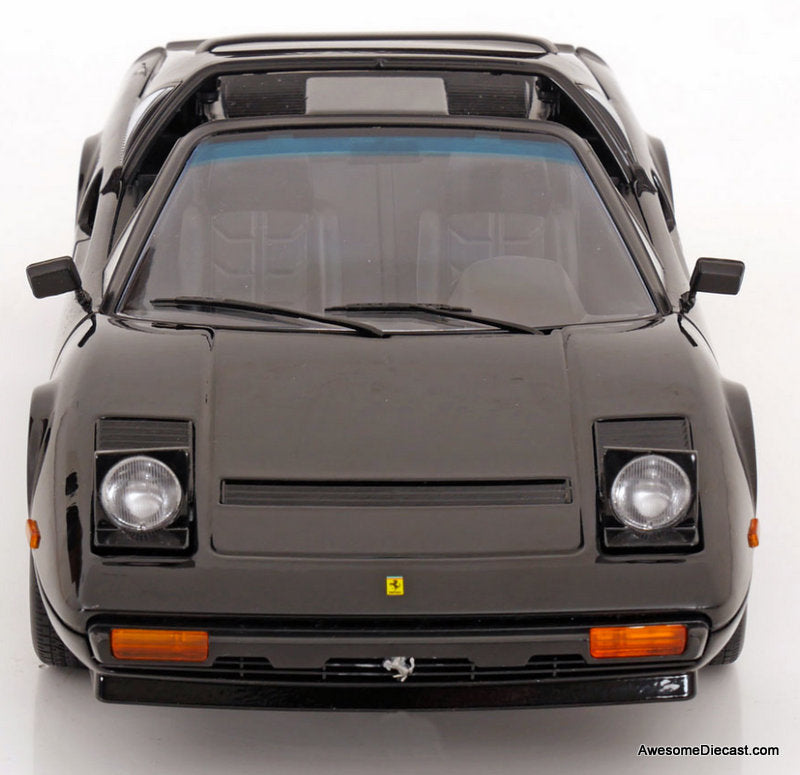 1982 Ferrari 308 GTS QV (US Version), Black 1:12 Diecast Model Car by KK Scale