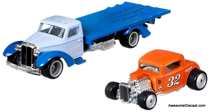 Hot Wheels Team Transport 1932 Ford & Speed Waze 1:64 Diecast Model Vehicles by Hot Wheels