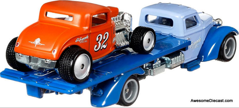Hot Wheels Team Transport 1932 Ford & Speed Waze 1:64 Diecast Model Vehicles by Hot Wheels