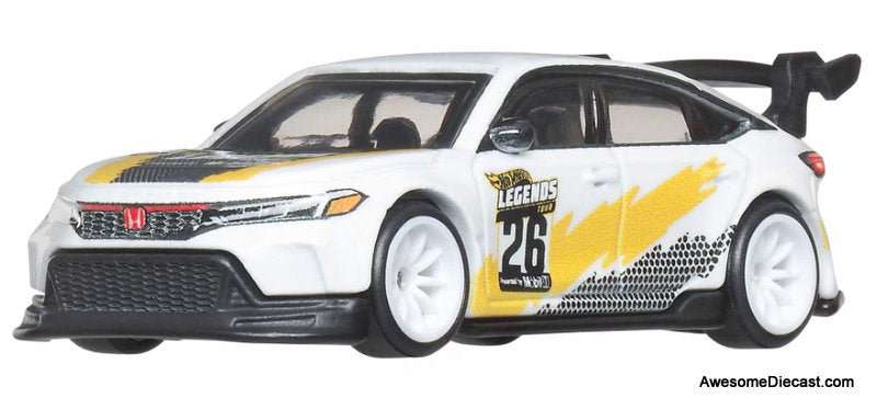 Hot Wheels Legends Team Transport 2024 Honda Civic Type R & Kousoku Hauler 1:64 Diecast Model Vehicles by Hot Wheels