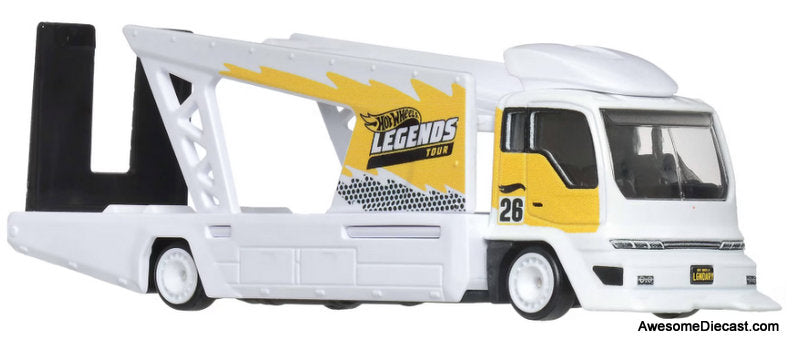 Hot Wheels Legends Team Transport 2024 Honda Civic Type R & Kousoku Hauler 1:64 Diecast Model Vehicles by Hot Wheels