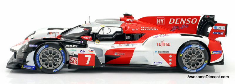 Toyota GR010 Hybrid #7 Toyota Gazoo Racing 1:18 Diecast Model Car