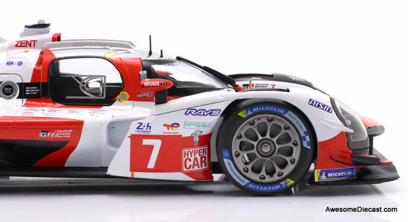 Toyota GR010 Hybrid #7 Toyota Gazoo Racing 1:18 Diecast Model Car