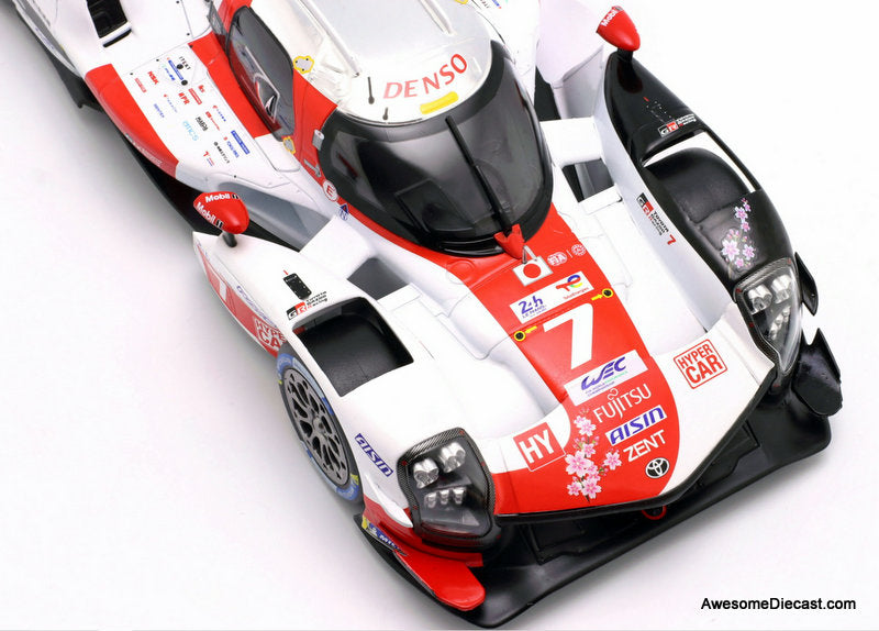 Toyota GR010 Hybrid #7 Toyota Gazoo Racing 1:18 Diecast Model Car