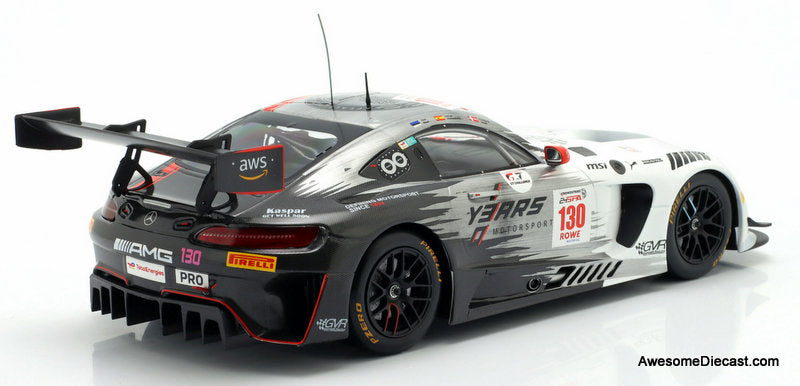 Mercedes-AMG GT3 Evo #130 Mercedes-AMG Team GroupM Racing 1:18 Diecast Model Car by IXO