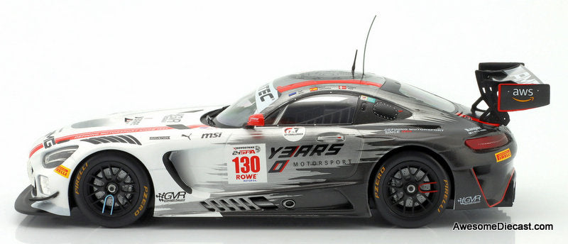 Mercedes-AMG GT3 Evo #130 Mercedes-AMG Team GroupM Racing 1:18 Diecast Model Car by IXO