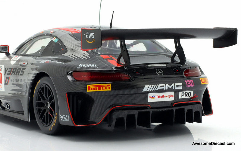 Mercedes-AMG GT3 Evo #130 Mercedes-AMG Team GroupM Racing 1:18 Diecast Model Car by IXO