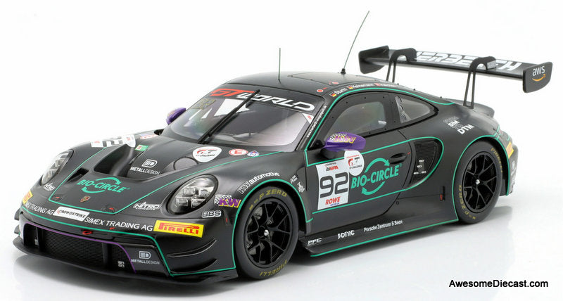Porsche 911 GT3 R #92 Herberth Motorsport 1:18 Diecast Model Car by IXO