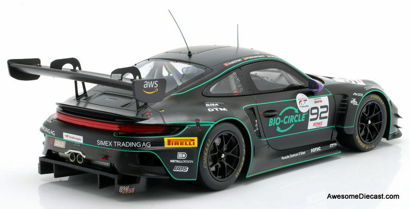 Porsche 911 GT3 R #92 Herberth Motorsport 1:18 Diecast Model Car by IXO