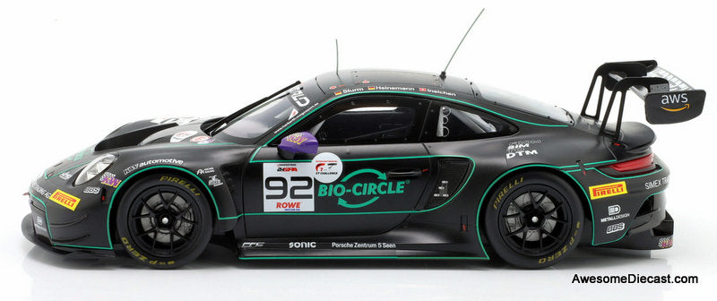 Porsche 911 GT3 R #92 Herberth Motorsport 1:18 Diecast Model Car by IXO