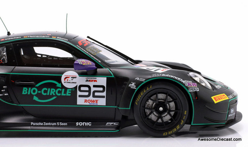 Porsche 911 GT3 R #92 Herberth Motorsport 1:18 Diecast Model Car by IXO