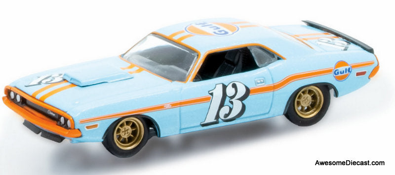 1974 Dodge Truck & 1970 Dodge Challenger T/A Gulf Livery 1:64