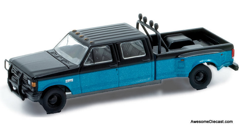 1990 Ford F-350 Dually & 1970 Ford Mustang 1:64 Diecast Model Model Vehicles by M2 Machines