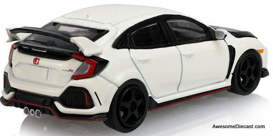 2018 Honda Civic Type-R, White 1:64 Diecast Model Car by Greenlight