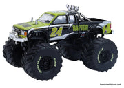 1986 Chevrolet S-10 Extended Cab Monster Truck, William Byron #24 Raptor, Kings of Crunch Hendrick Motorsports Edition 1:64 Diecast Model Truck by Greenlight
