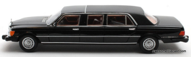 1973 Mercedes-Benz 450SEL Limousine, Black 1:43 Resin Cast Model Car by Matrix